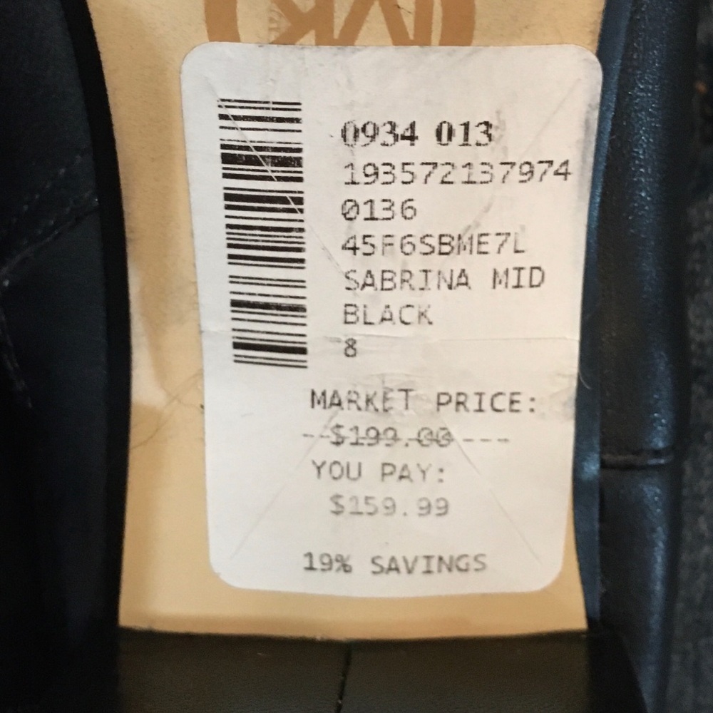 SOLD!! Michael Kors “Sabrina” Leather Ankle Boots. - Picture 8 of 11
